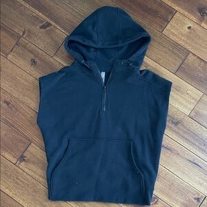 Mono B Black Sleeveless Hoodie Sweater